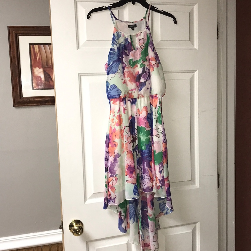 Floral Hi Low dress